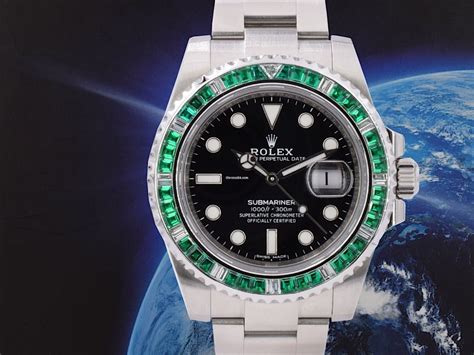 rolex - submariner limited edition all black green|Rolex Submariner green 50th anniversary.